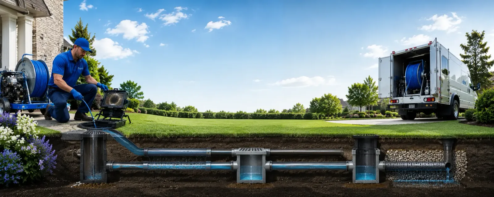 Outdoor drain cleaning information for North Dighton, MA